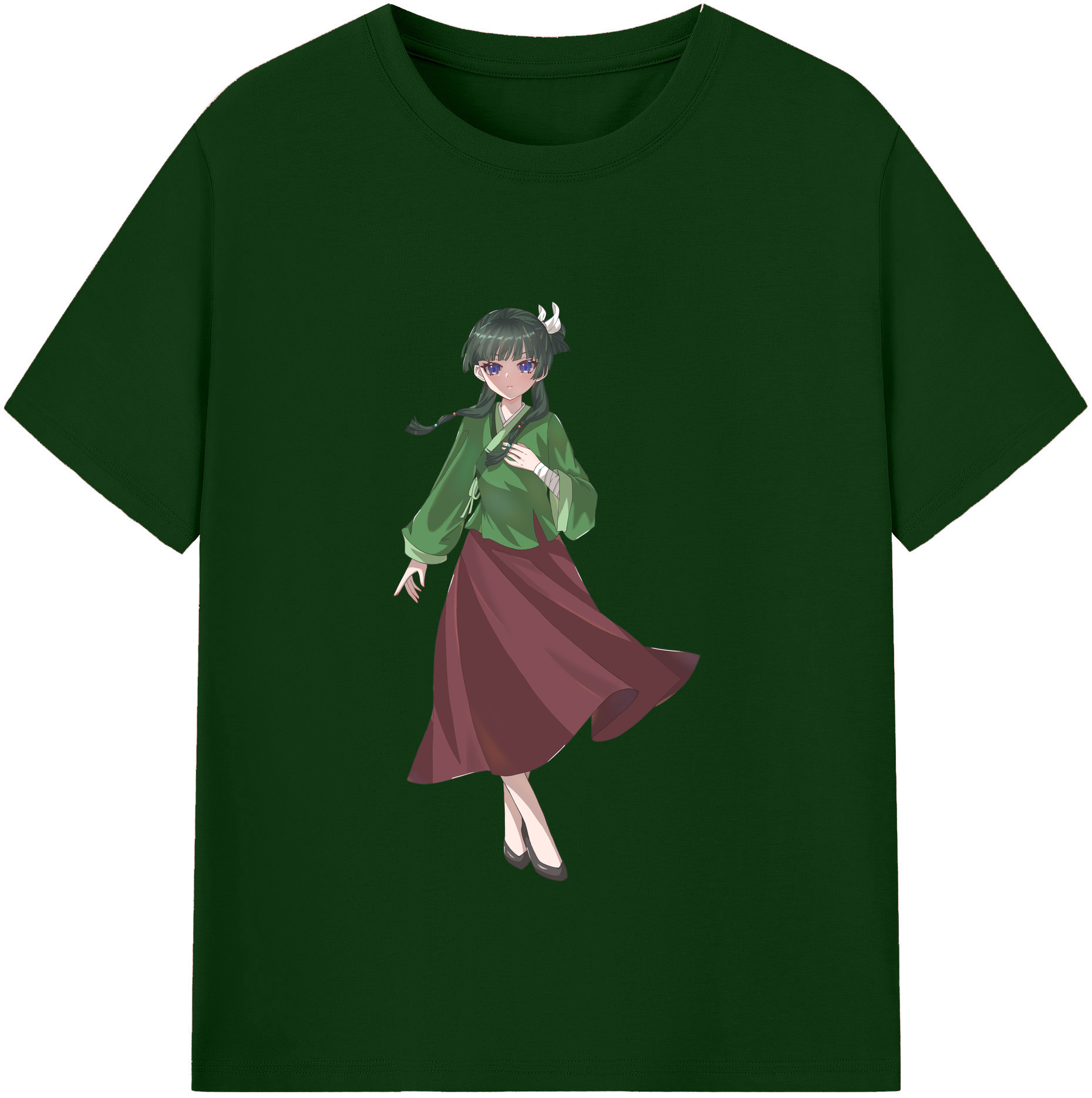 （画像用） 薬屋のひとりごと The Apothecary Diaries 綿100％半袖Tシャツ（フロントプリント）